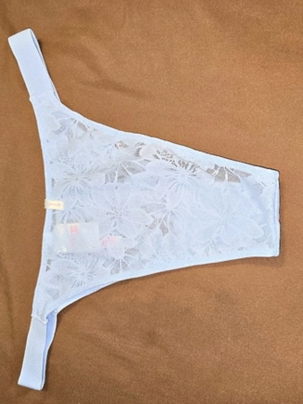 PINK Victoria's Secret Allover Floral Lace Thong Panty